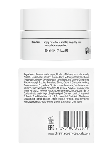 Christina Cosmetics Line Repair Nutrient Bakuchiol Day Cream SPF 15 Rückseite