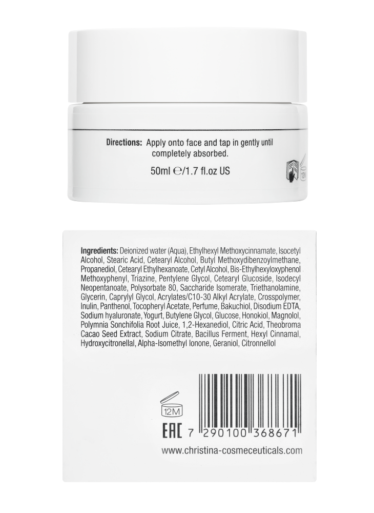 Christina Cosmetics Line Repair Nutrient Bakuchiol Day Cream SPF 15 Rückseite