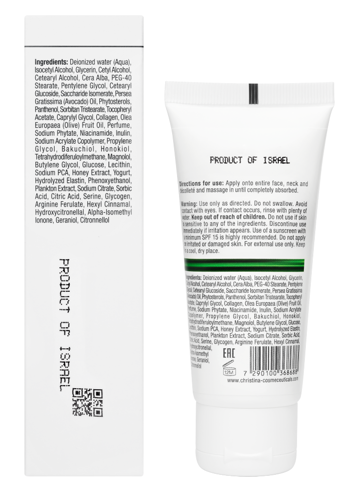 Christina Cosmetics Line Repair Nutrient Niacinamide Night Cream Rückseite